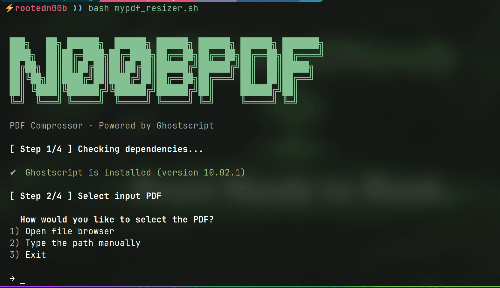 I Built a Free PDF Compressor for the Terminal — And You Can Use It Today